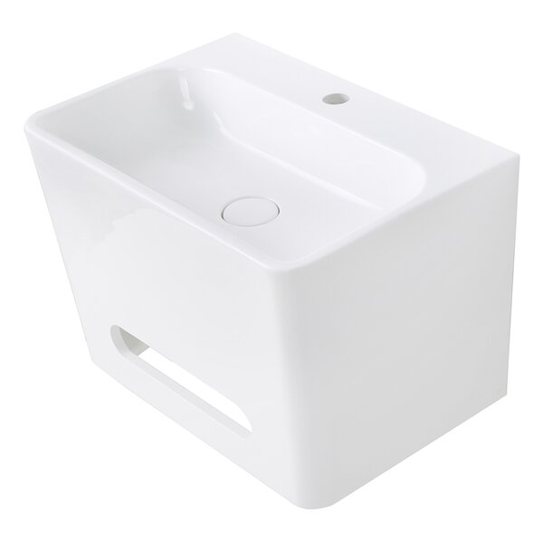 23.6'' Single Bathroom Vanity With Solid Surface Top 